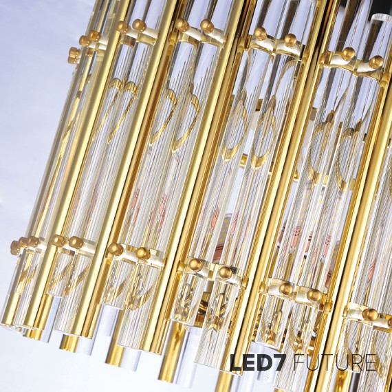 Loft Industry Modern - Tube Drum Chandelier